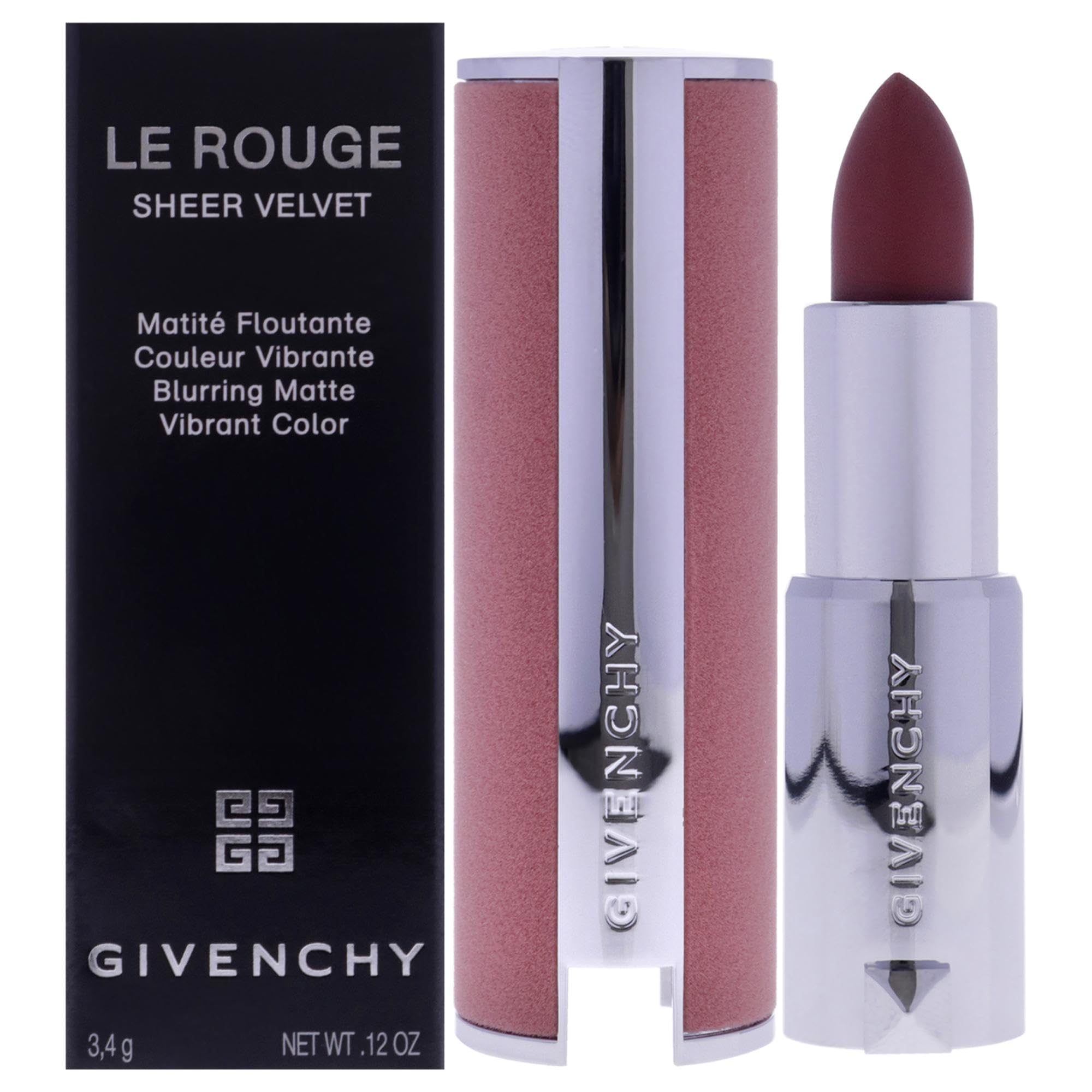 GIVENCHY LE ROUGE SHEER VELVET シアー・ベルベット Amazon.com: Le Rouge Sheer Velvet Matte Lipstick - N27 Rouge
