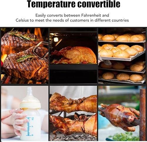 Miniatura 6 de Termómetro digital para parrilla, sonda larga, termómetro digital para carne Kichen Industrial