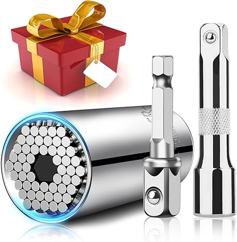 Regalos para hombres, herramientas de enchufe universales, herramienta de reparación de llave de enchufe, herramienta profesional de enchufe