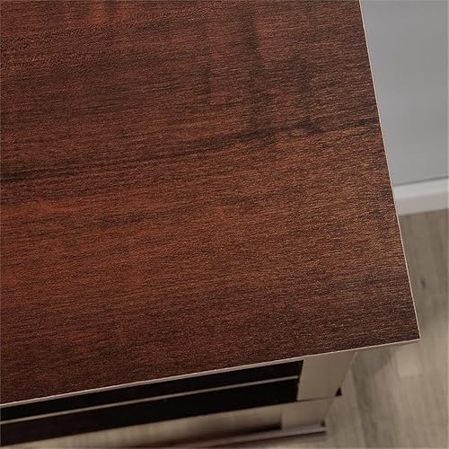 Miniatura 4 de Sauder Misc Storage - Librería de madera (3 estantes, 2 puertas), color cereza