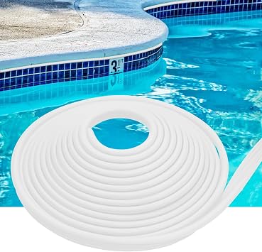 60ft Roll Swimming Pool Liner Bead Lock for Above-Ground & In-Ground Swimming Pool Beaded Liners, White