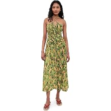 FARM Rio Women's Forrest Green Parrot Sleeveless Maxi Dress