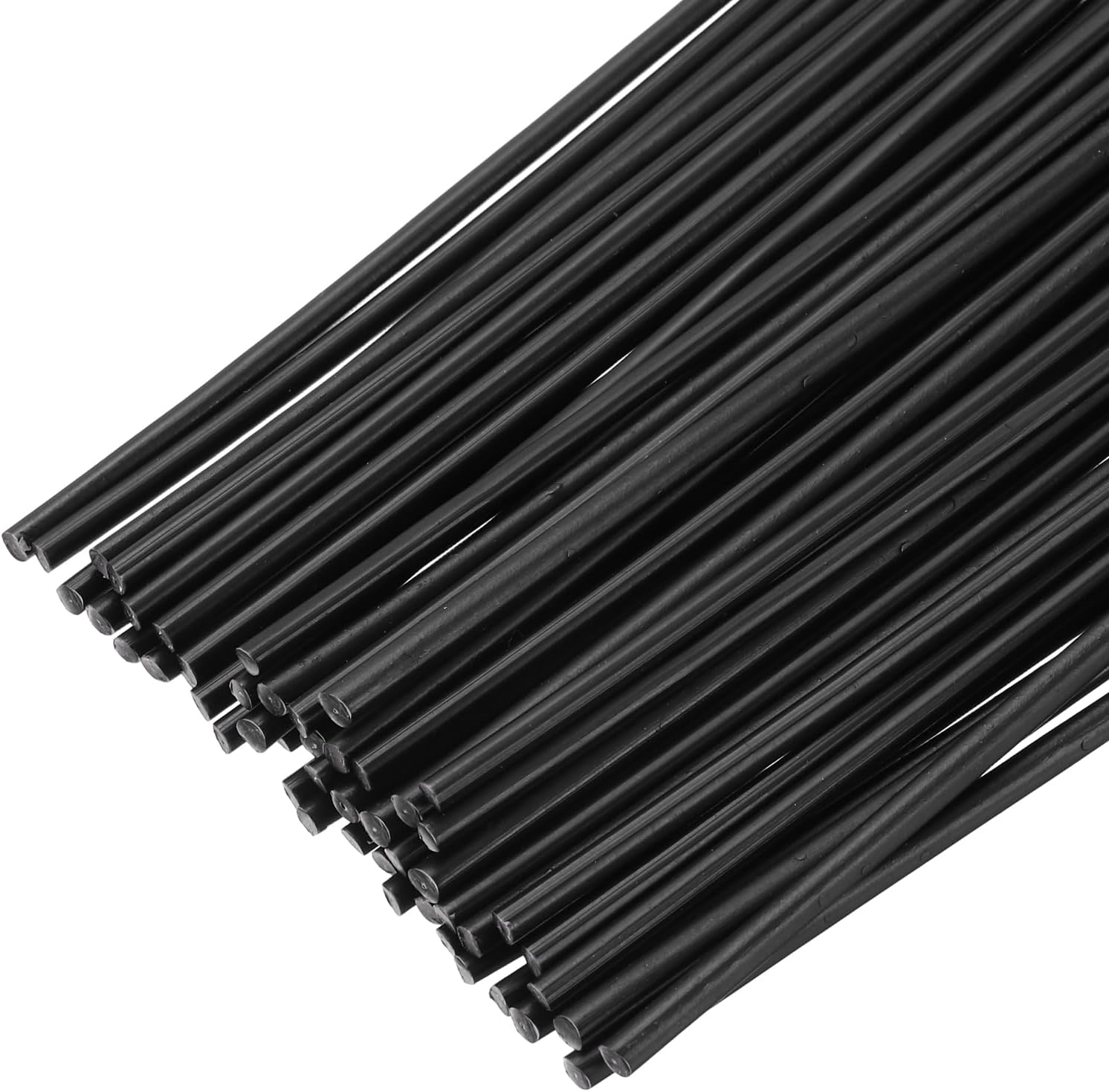 sourcing map 50pcs 13 Inch Plastic Welding Rods PP Welding Strips Welder Rods for Plastic Welder,Car Bumper, Kayak Repair, Black