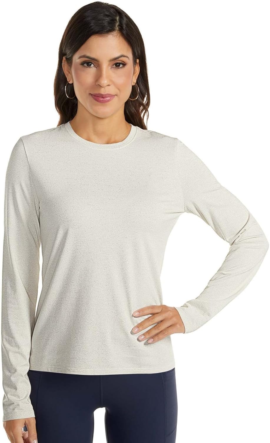 Skechers Women's Shimmer Stripe Long Sleeve Top