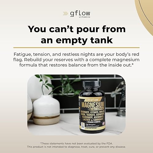 Miniatura 5 de Suplemento complejo de magnesio – 10 formas activas, glicinato, citrato, malato, óxido, taurato, aspartato, gluconato, ascorbato, lactato,