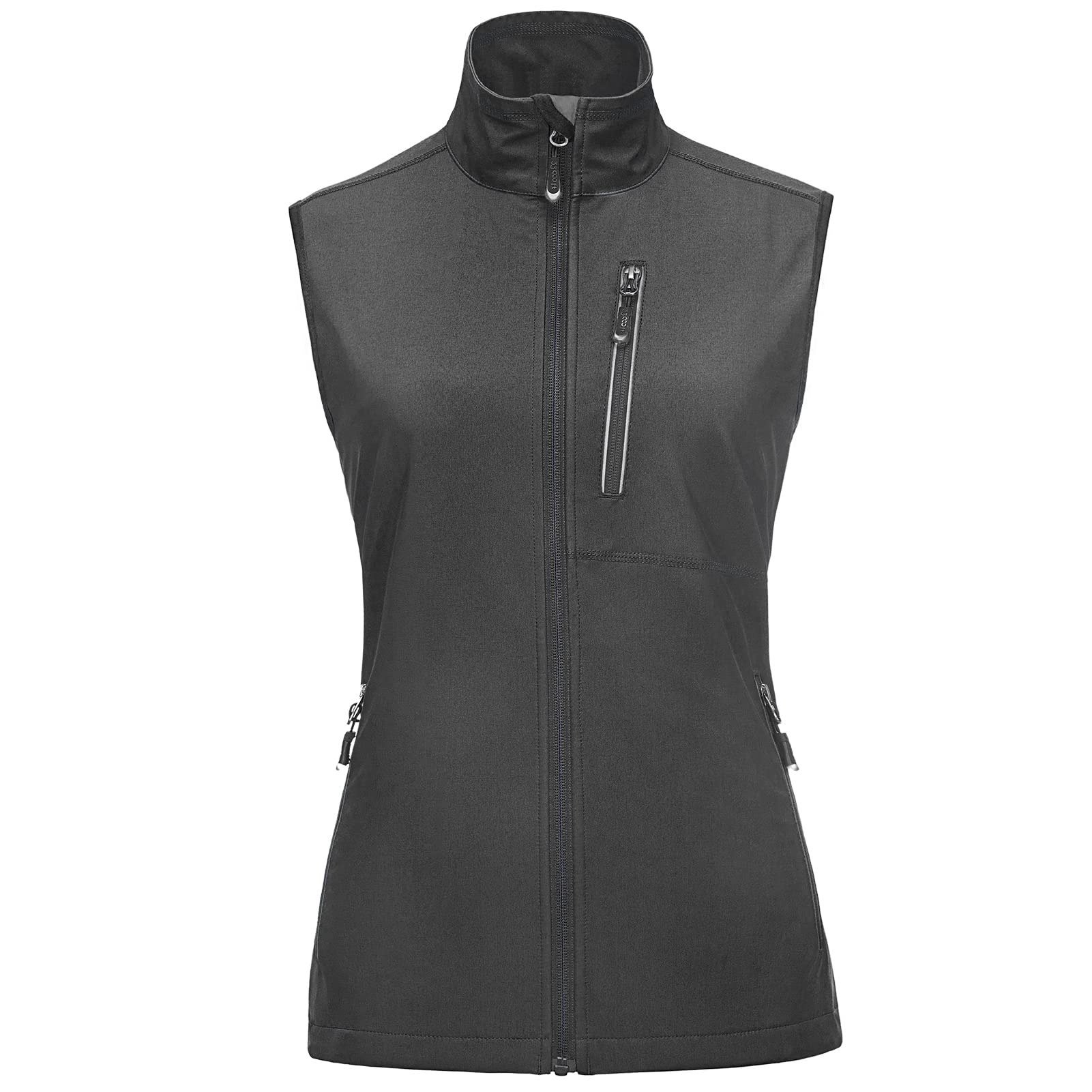 33,000ft Women's Lightweight Running Vest, Outdoor Softshell Vest, Sleeveless Jacket, Windproof, Waterproof, Breathable Gilet for Golf, Hiking