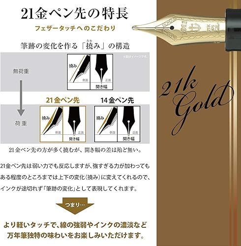 Miniatura 4 de Sailor 11-1521-320 Pro Fit Standard 21 Pluma estilográfica, negro, punta media