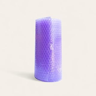 Pack Casa Bright Pink Heart Air Cushion Roll – 12” x 15 ft Protective Packaging Wrap | Fun Gift Packing, Shipping & Moving Supplies (Purple)