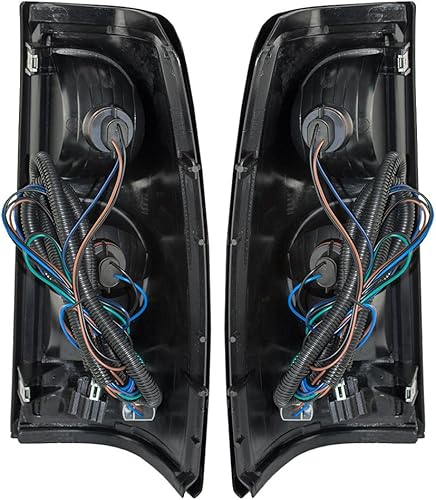 Miniatura 10 de Faros traseros para conductor y acompañante, reemplazo para camioneta Chevrolet 19169004 19169005