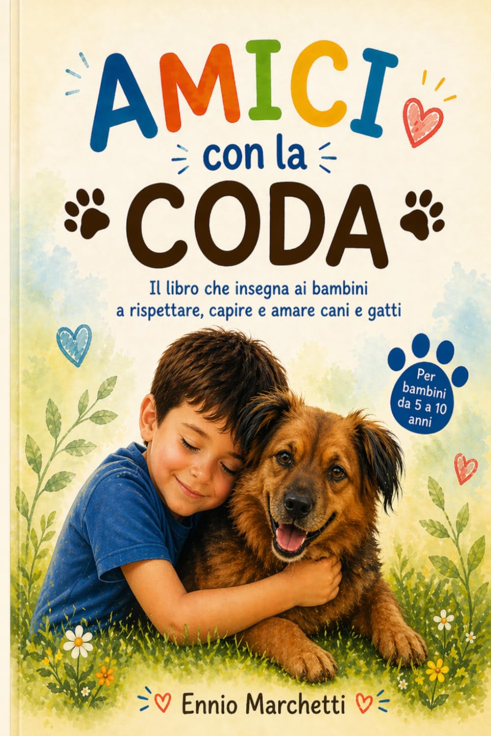 AMICI CON LA CODA: Il libro che insegna ai bambini a rispettare, capire e amare cani e gatti