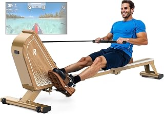 Wioślarz do domu OR3, wioślarz magnetyczny z monitorem Bluetooth, 16 poziomów oporu, kompaktowy wioślarz o udźwigu 160 k