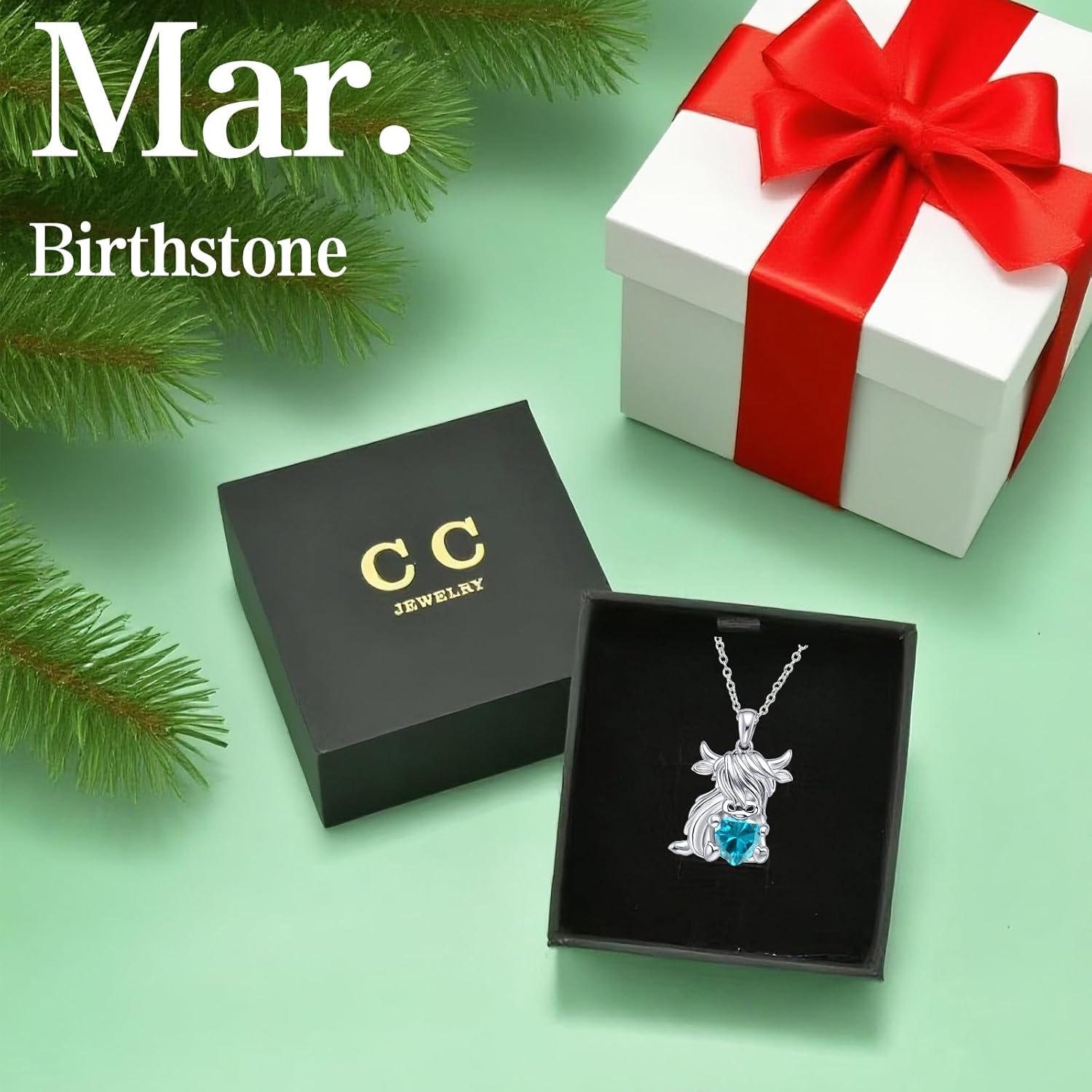Highland Cow Necklace for Women 925 Sterling Silver Scottish Hyland Cow Pendant Necklace Highland Cow Jewelry Gifts for Women Mother Wife Girlfriend