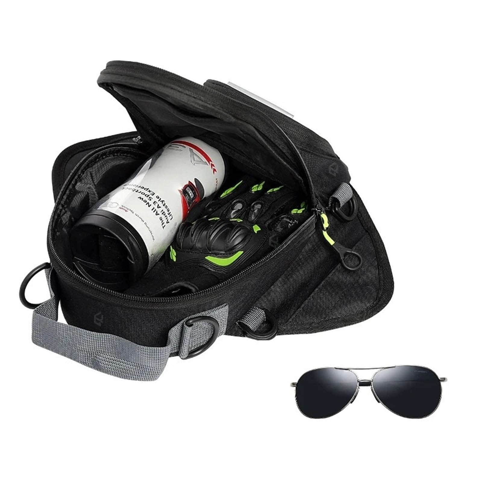 Magnetischer Motorrad-Tankrucksack Für Zontes G1 125 ZT125 ZT125U ZT U 310X Zubehör Motorrad: Neue Multifunktionale Handy-Navigations-Tanktasche