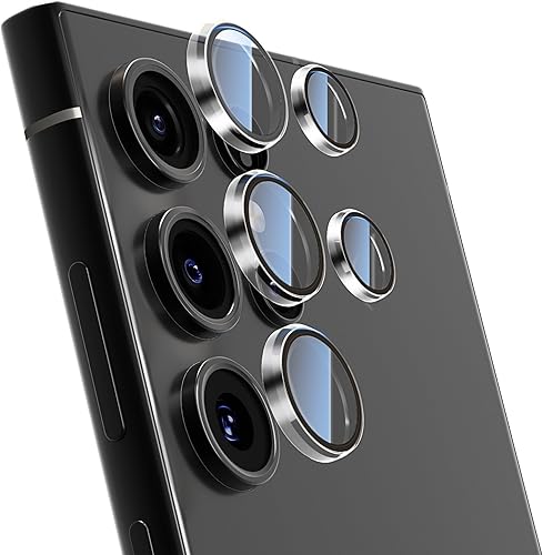 Protector de lente de cámara para Samsung Galaxy S23 Ultra, protector de lente individual, cubierta protectora de pantalla de vidrio templado Ultra