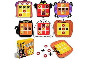 12-Pack Waybla Tic Tac Toe Party Favors: Halloween Fun for Kids
