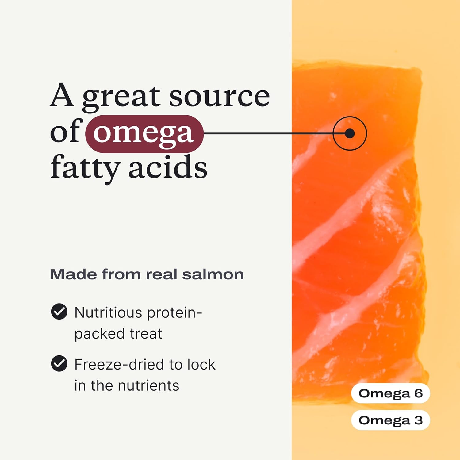 Petlab Co. Wild Caught Salmon Freeze-Dried Dog Treats, Support Overall Skin Health with Healthy Dog Treats, Packed with Beneficial Fatty Acids, Vitamins, & Minerals - Packaging May Vary