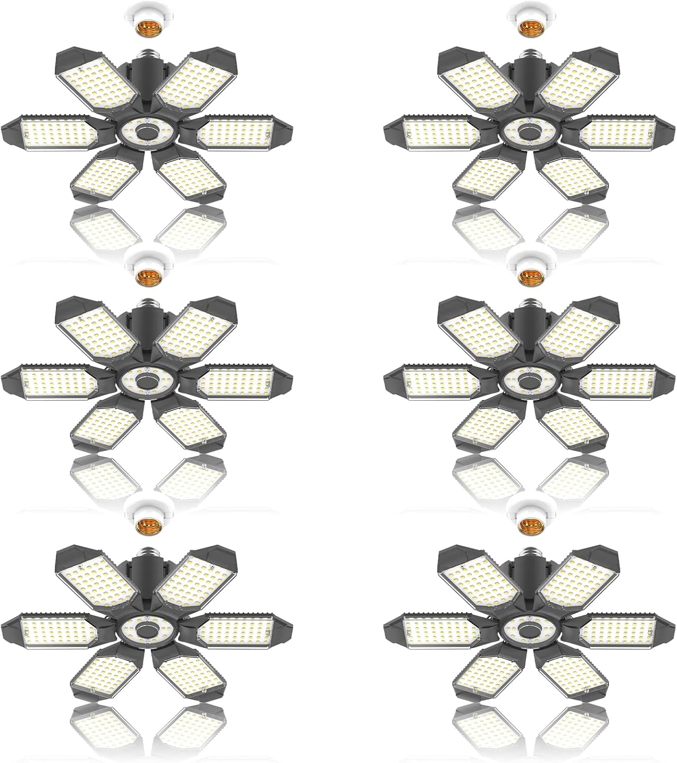 Nanbone Led Garage Lights 6 Pack 220W Led Garage Ceiling Lights 6+1