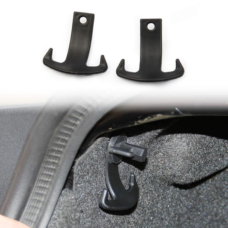 Kit com 2 ganchos organizadores para bolsa do porta-malas Korlot compatível com Dodge Challenger 2011–2023