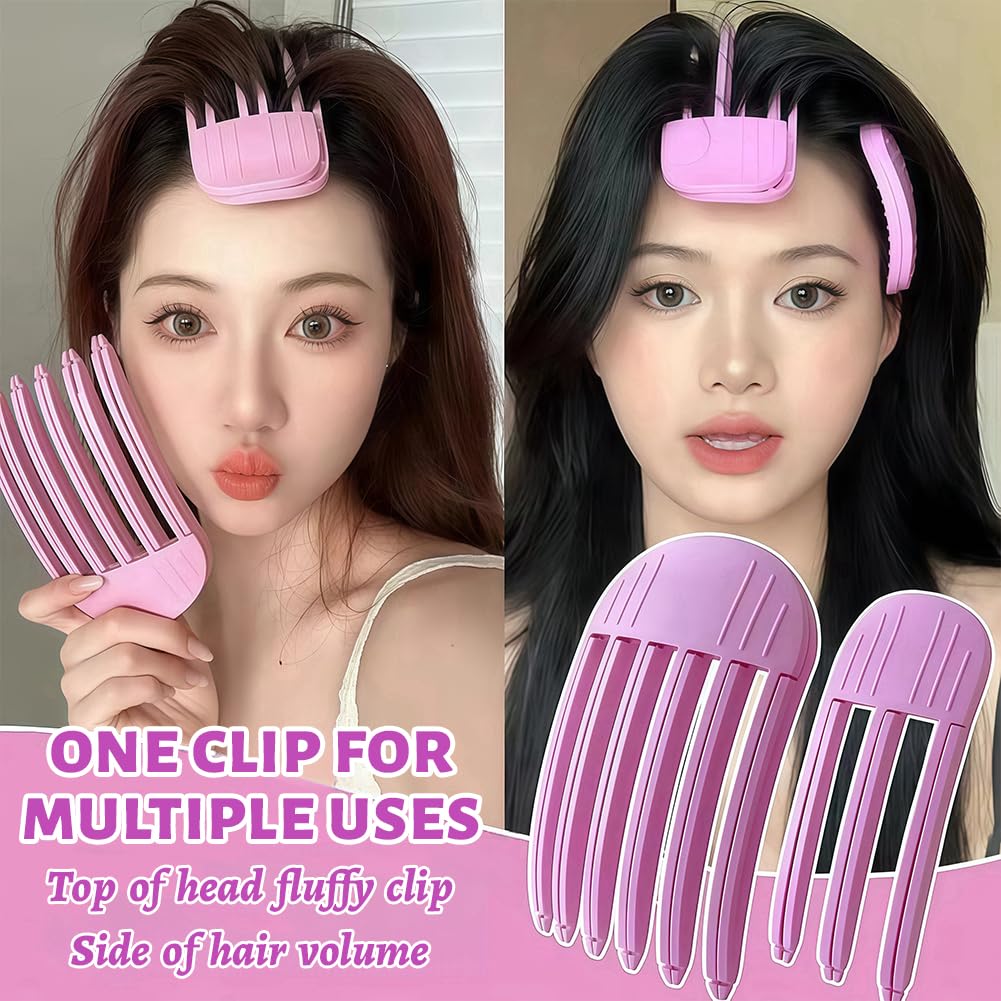 Aucuu 2 Pezzi Pettine per capelli, Clip Della Radice Del Volume, Pettine Per Radici Volume Dei Capelli Ricci, Fermagli per Capelli Volumizzanti Radici, Volume Della Radice Dei Capelli