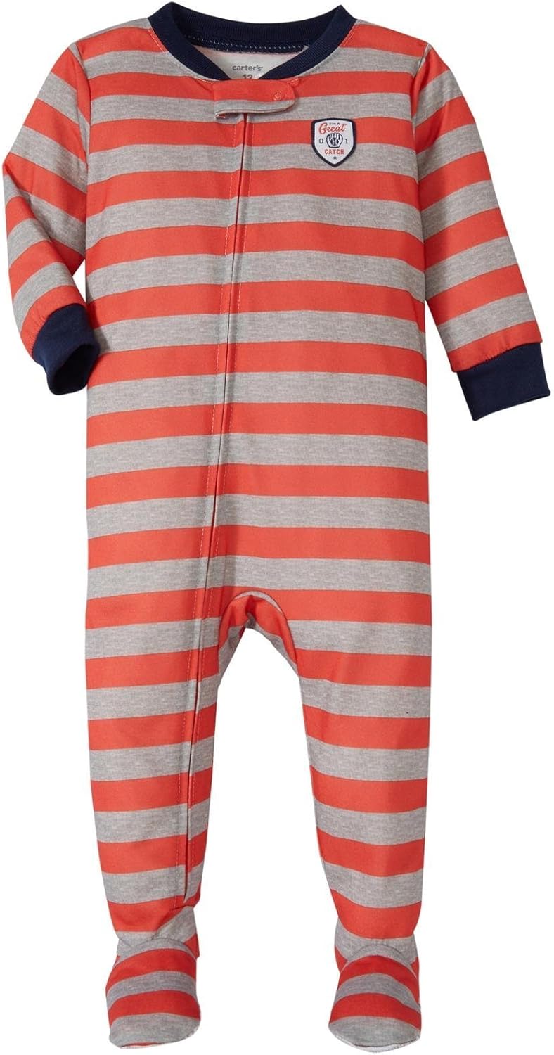 Carter's baby-boys Embroidered Footie 323g017