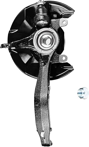 Miniatura 2 de Conjunto de cojinete de cubo de rueda delantera derechalado del pasajero y nudillo de dirección para Honda Accord 2008-2012 Acura TSX 2009-2014