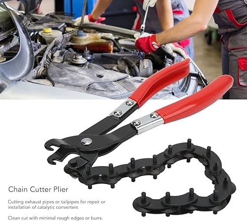 Miniatura 3 de Cortador de cadena de tubo de escape de 14 ruedas Cortador de escape automotriz Alicates de corte de tubo de escape Herramienta de reparación