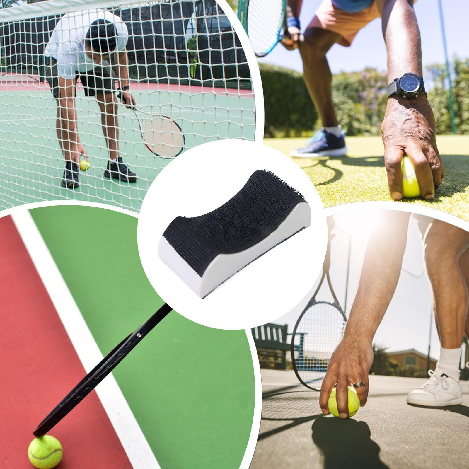 Retriever Dispositivo Recogida Pelotas Tenis Raqueta Accesorio Deportivo Portátil