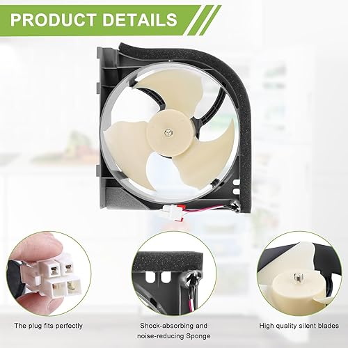 Miniatura 3 de AMI PARTS DA97-15765A, DA97-15765C, DA97-12842A Conjunto de motor del ventilador del condensador del refrigerador apto para Sam-Sung reemplaza