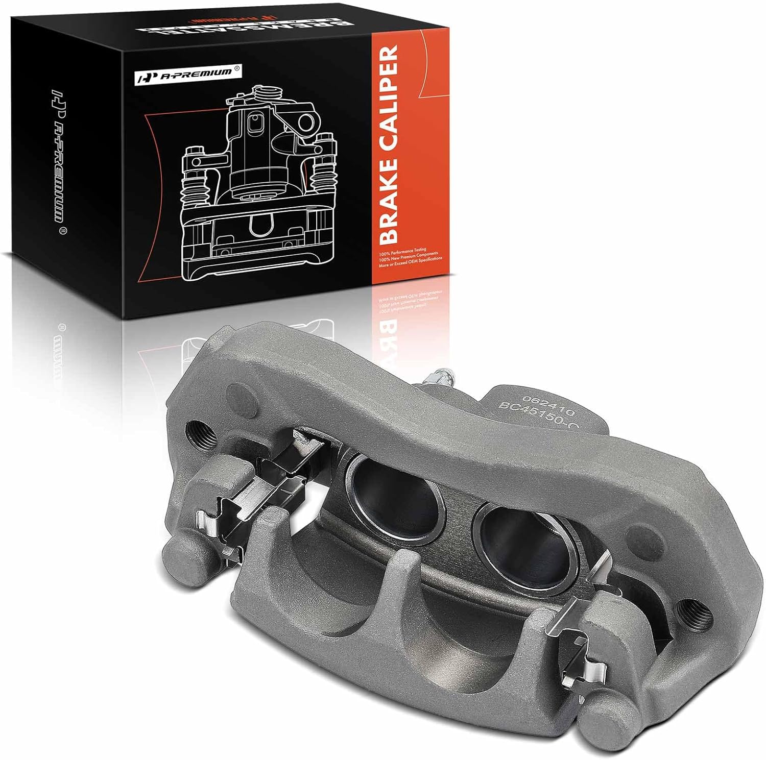 A-Premium Disc Brake Caliper Assembly with Bracket Compatible with Honda Pioneer 1000/Pioneer 1000-5 2016-2022, Pioneer 1000-6 2023, Talon 1000R/Talon 1000X 2019-2022, Talon 1000X-4 - Front Driver