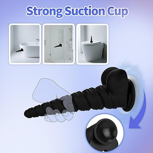 Miniatura 18 de Consolador anal realista para principiantes de 7.7 pulgadas, tapón de glúteos con fuerte ventosa para jugar con manos libres, cuentas anales