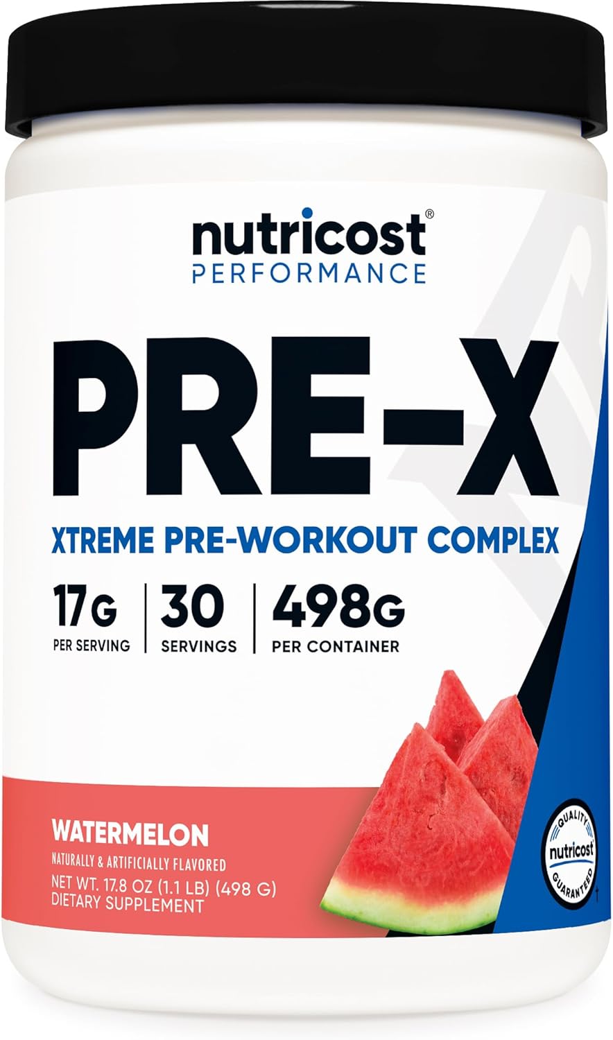 Nutricost Pre-X, Extreme Pre-Workout Powder Complex, Grape, 30 Servings, Vegetarian, Non-GMO and Gluten Free