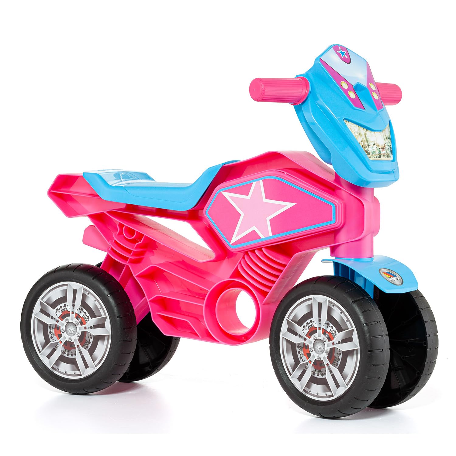 Motofeber Jumper Police – Moto Correpasillos Con Ruedas Anchas Para Niños De 18 Meses A 3 Años – Estable Y Ligero Para Interior Y Exterior