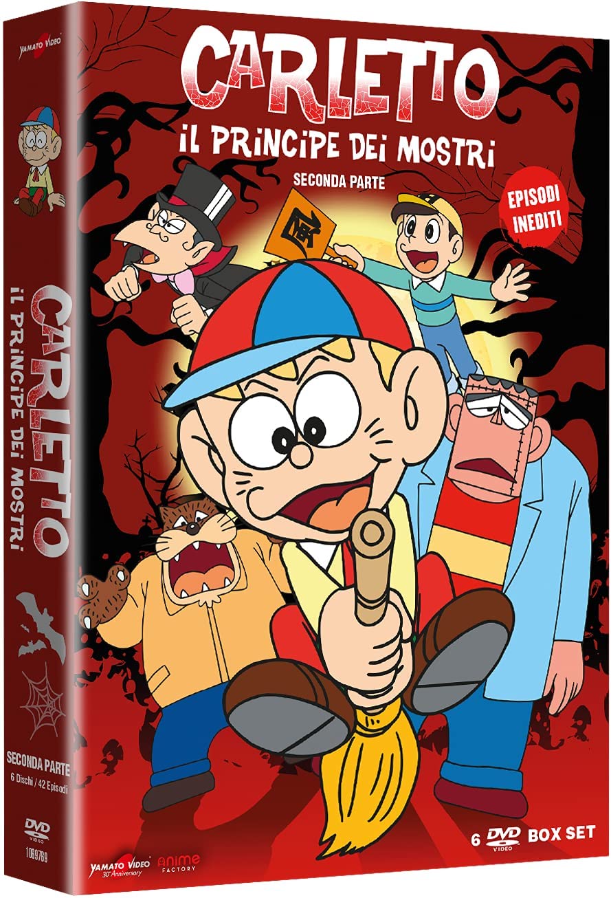 CARLETTO IL PRINCIPE DEI MOSTRI KAIBUTSU KUN prima + seconda parte serie completa 14 dvd x 2 box
