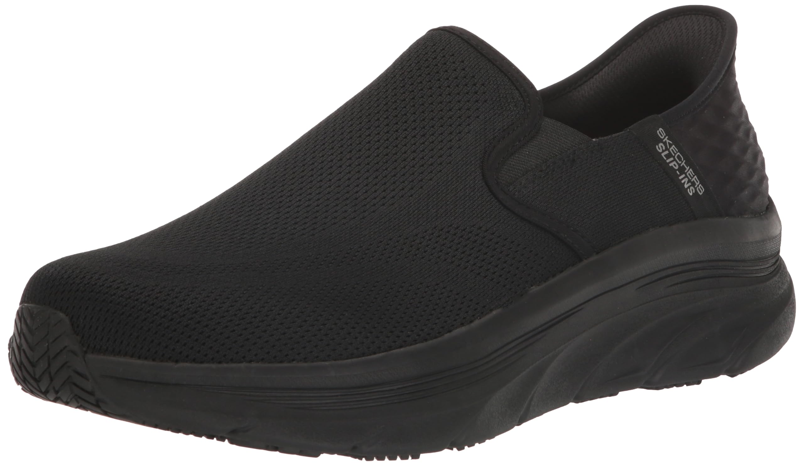Skechers Men's Hands Free Slip-Ins D'Lux Walker SR Joden Health Care Professional Shoe, Black, 7 Wide