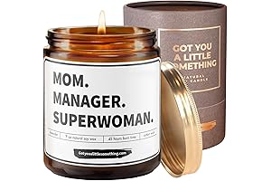 Thoughtful Manager Appreciation Gift for Women - "Best Manager Ever" Scented Candle Set