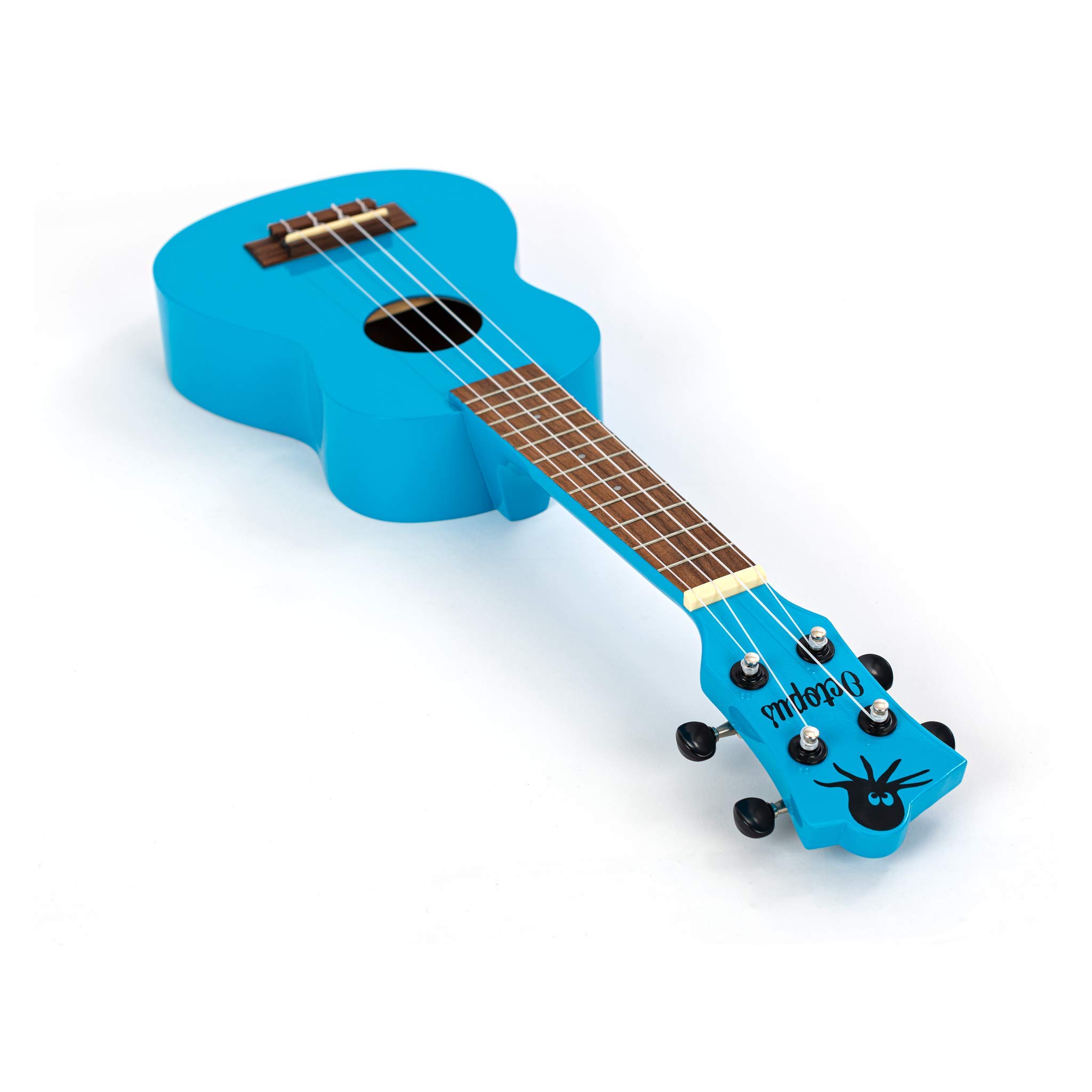 Octopus UK205-LBB - Ukelele soprano en color azul claro completo