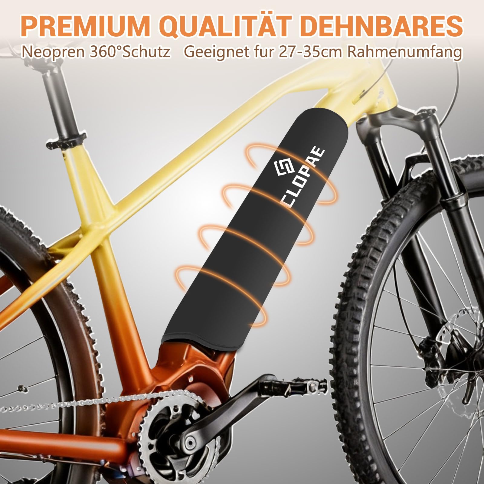 CLOPAE 3-Teiliges E-Bike Transportschutz Set, Lenker schutzhülle I Akku Schutzhülle I Motor Schutzhülle, E bike Schutzhülle Schutz vor Nässe, Staub und Schmutz