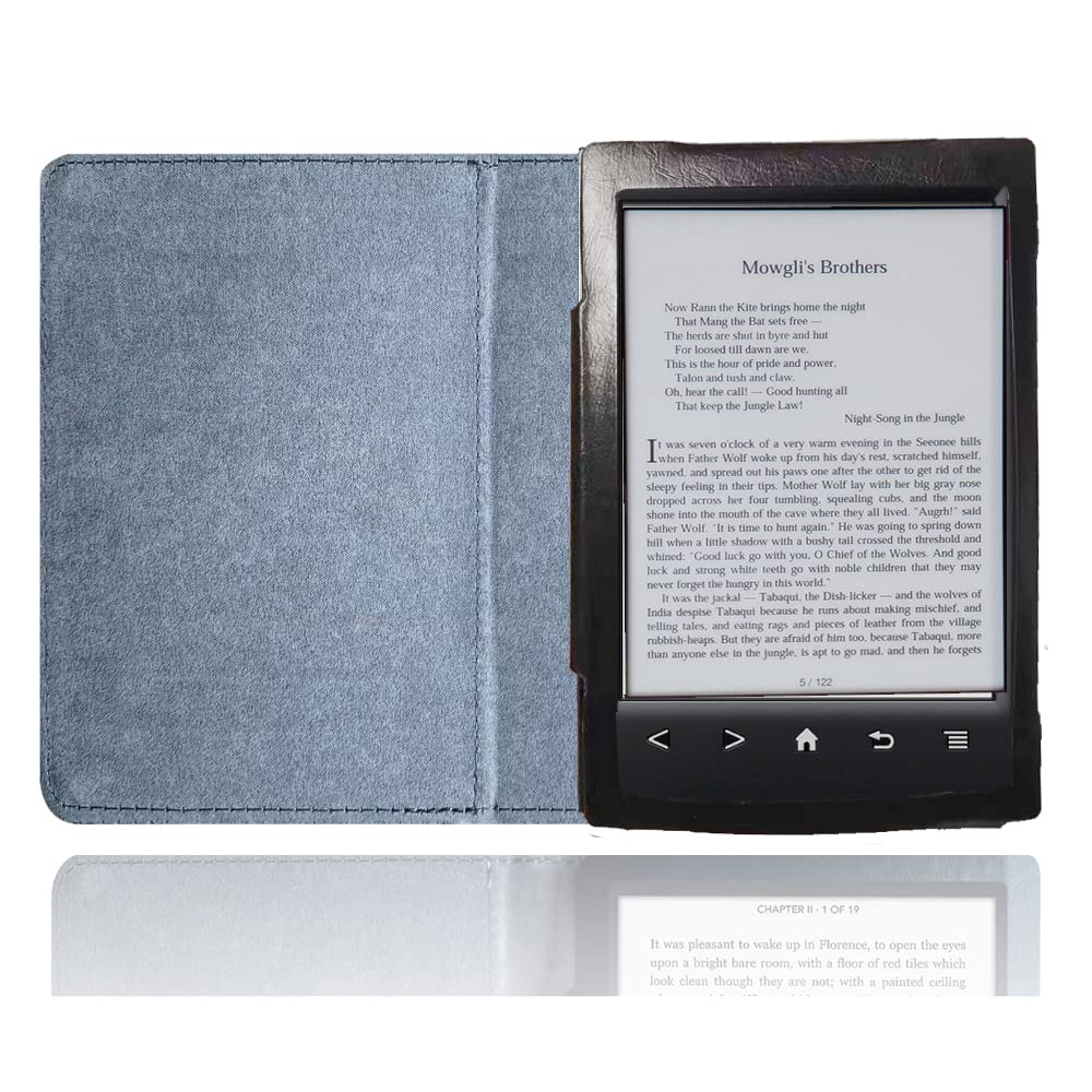 Funda Universal de cuero PU para EBook de 6 pulgadas, carcasa con