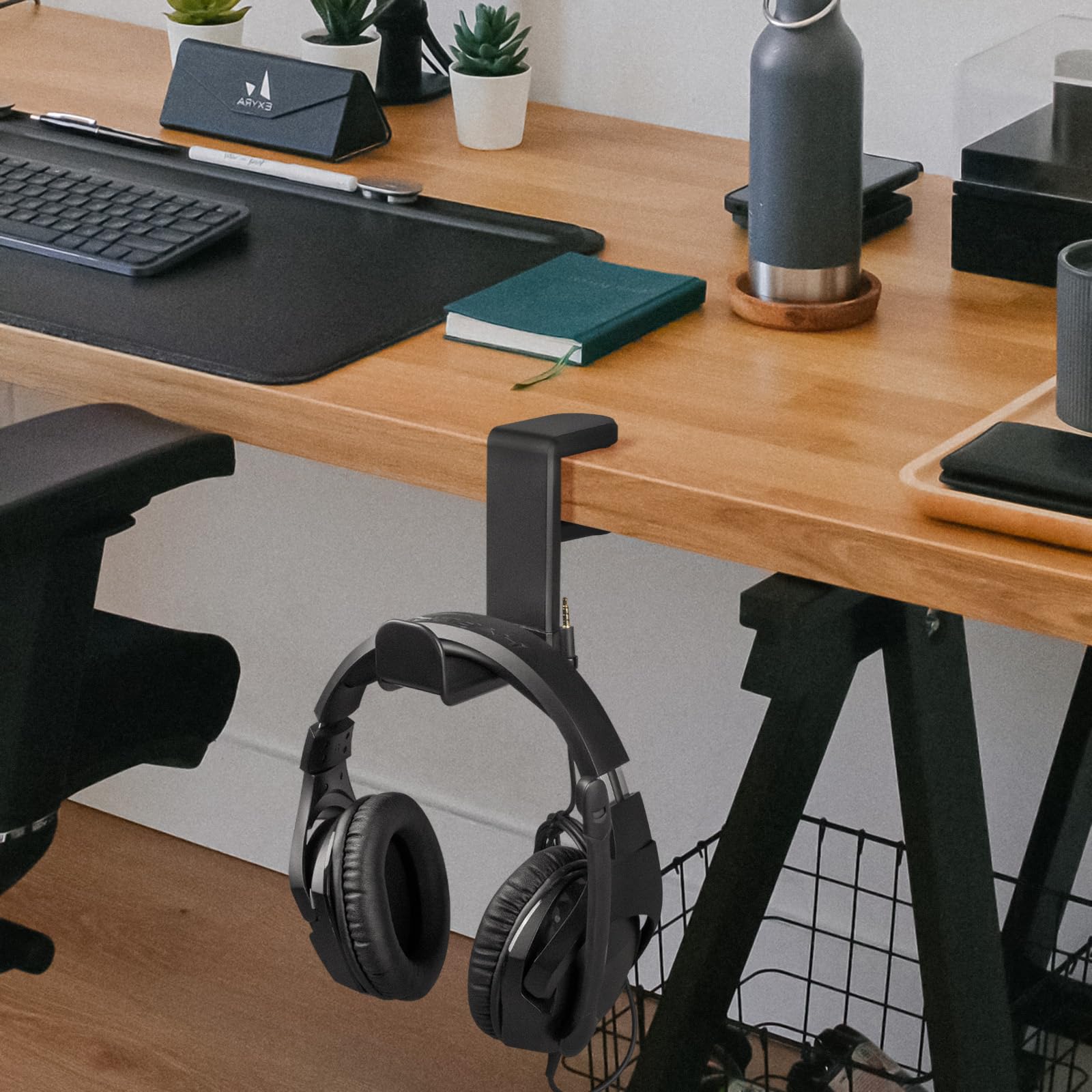 GEEKRIA Supporto a morsetto per cuffie per monitor, montaggio su schermo, gancio per cuffie da gioco, compatibile con cuffie Sennheiser, Bose, Beats, Razer, HyperX, Sony (nero, confezione da 2 GEEKRIA Supporto a morsetto per cuffie per monitor, montaggio su schermo, gancio per cuffie da gioco, compatibile con cuffie Sennheiser, Bose, Beats, Razer, HyperX, Sony (nero, confezione da 2