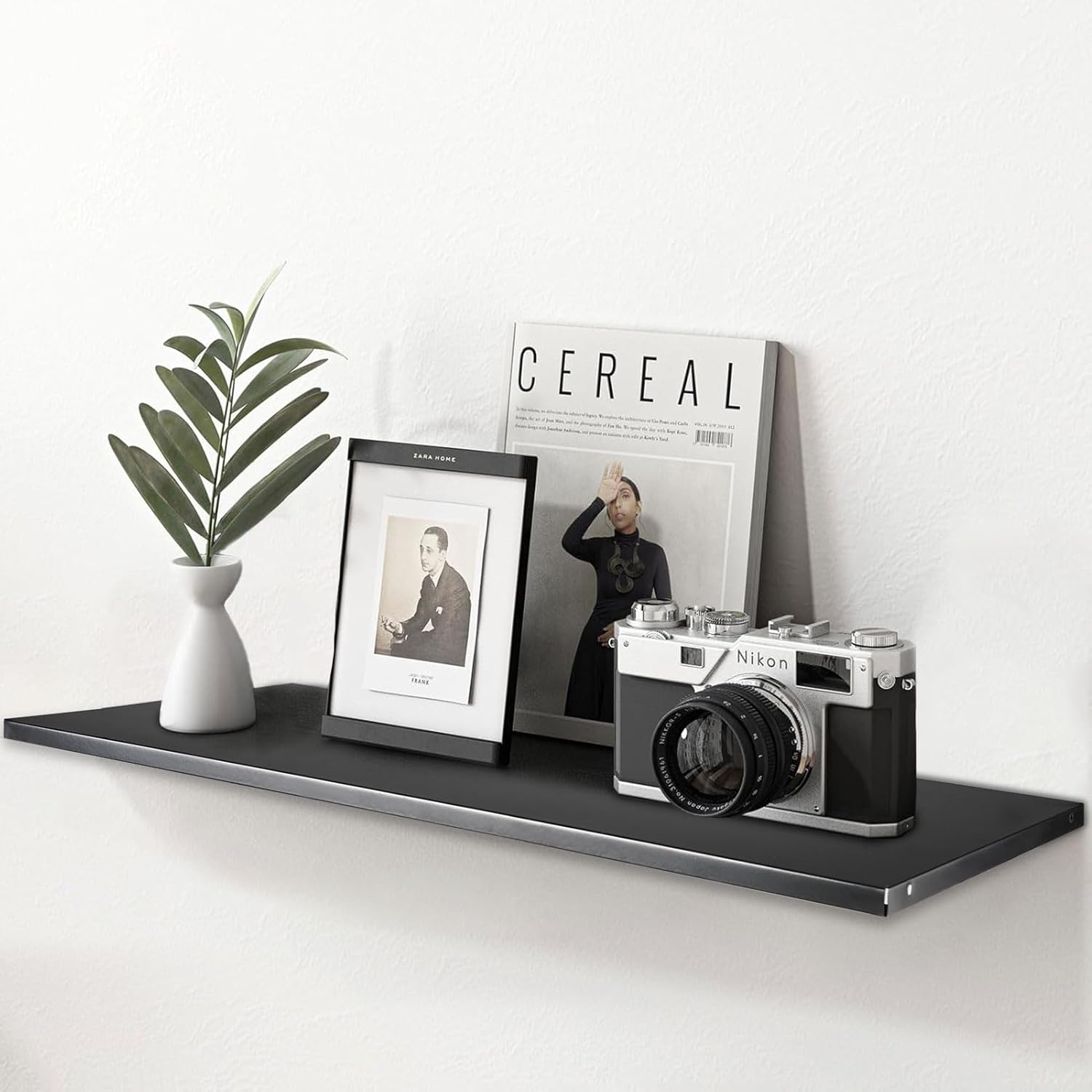 Greenvelly Metal Shelf,Metal Floating Shelf for Storage Cabinet,Wardrobe Closet,Living Room,Bathroom(32" Wx16 D)