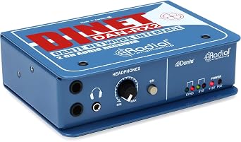 Radial DiNET DAN-RX2 2-Channel Dante Network Receiver