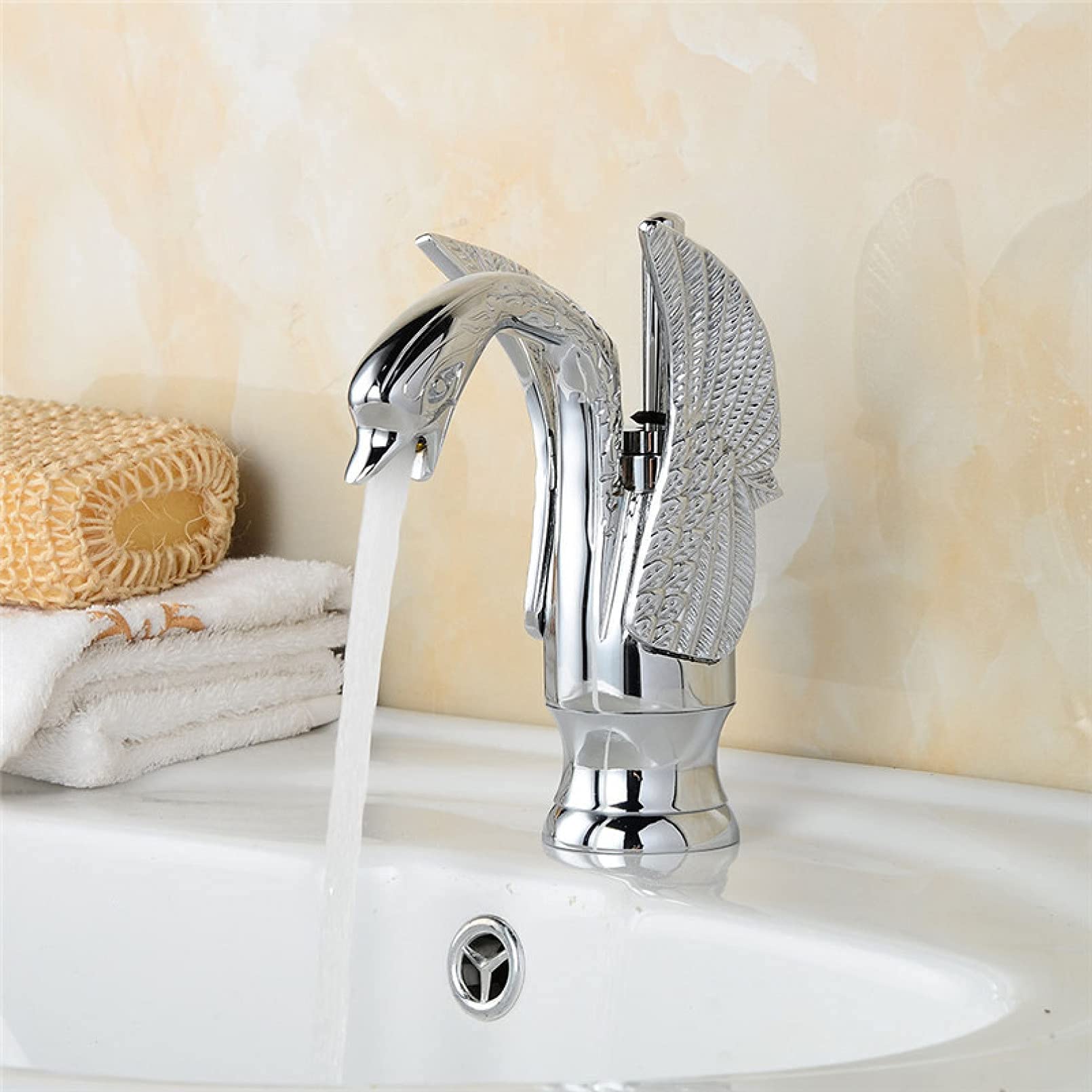 Grifo de baño de bronce antiguo para lavabo y cuenca con acabado rústico vintage 2