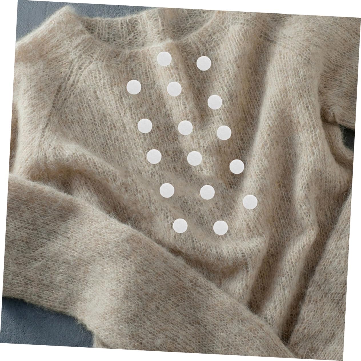 Housoutil 2000pcs Self-Adhesive Felt Pads for Projects Clothing Circles Versatile Decoration for Apparel Accessories and Home Decor Design