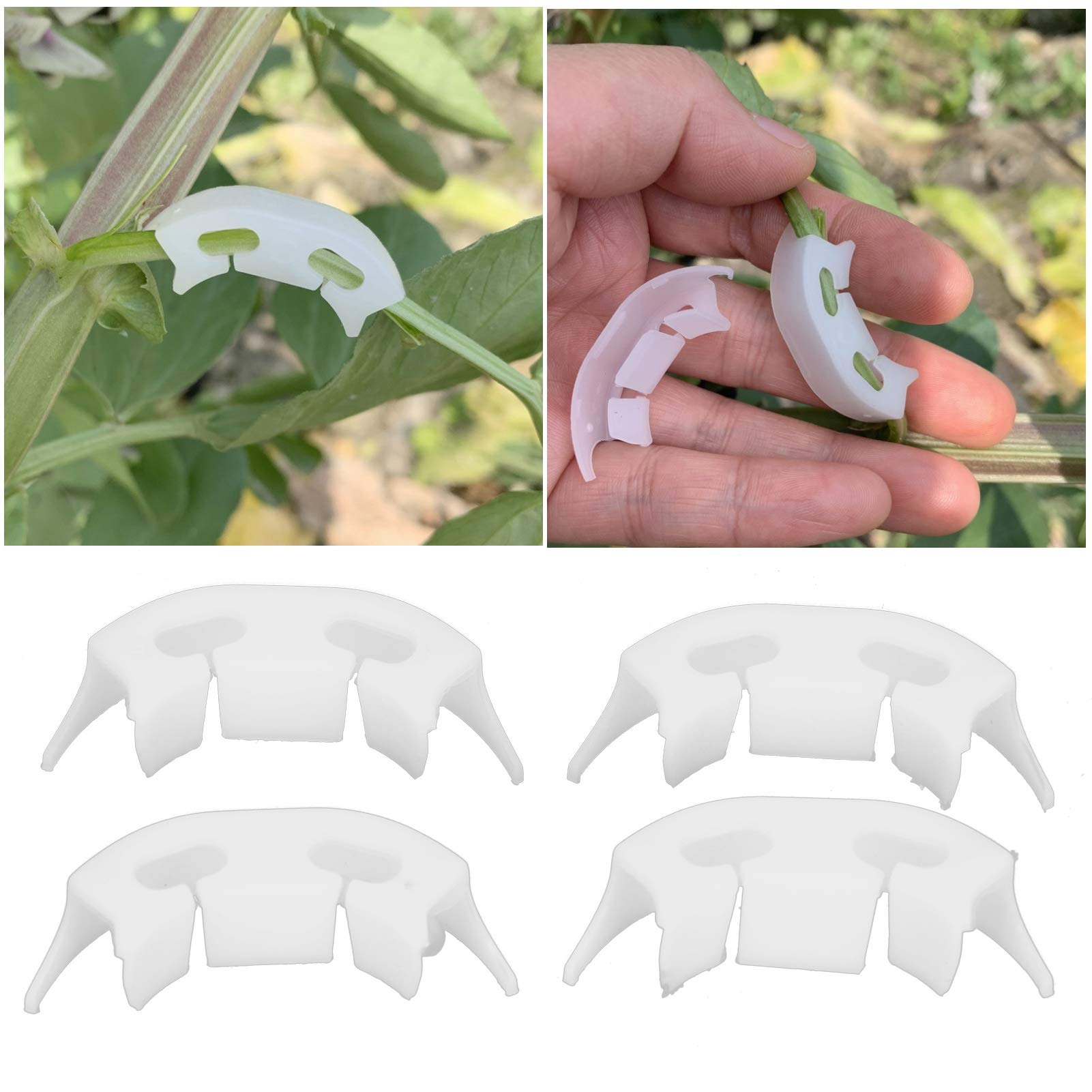 100 Piegatrici Per Piante A 90 Gradi - Clip In Plastica Per Rami, Controllo Crescita, Training Basso Stress