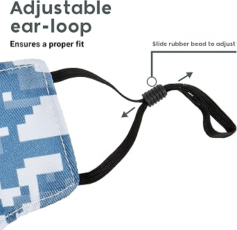 Cloth Reusable Face Mask with PM2.5 Filter