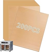 Vista 11 de Forros desechables para freidora de aire Emeril Lagasse 26 QT extra grande, 120 hojas de papel pergamino sin blanquear accesorios para horno