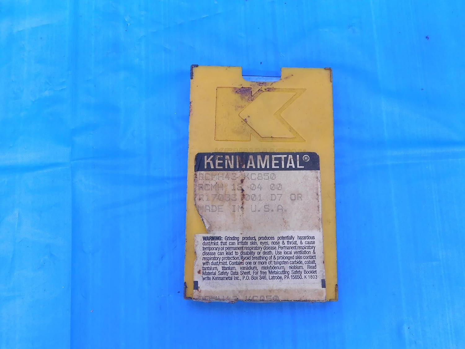 6PCS New KENNAMETAL RCMH43 KC850 TiCN Carbide Turning Inserts RCMH 12 04 00 - FAX-MC0363