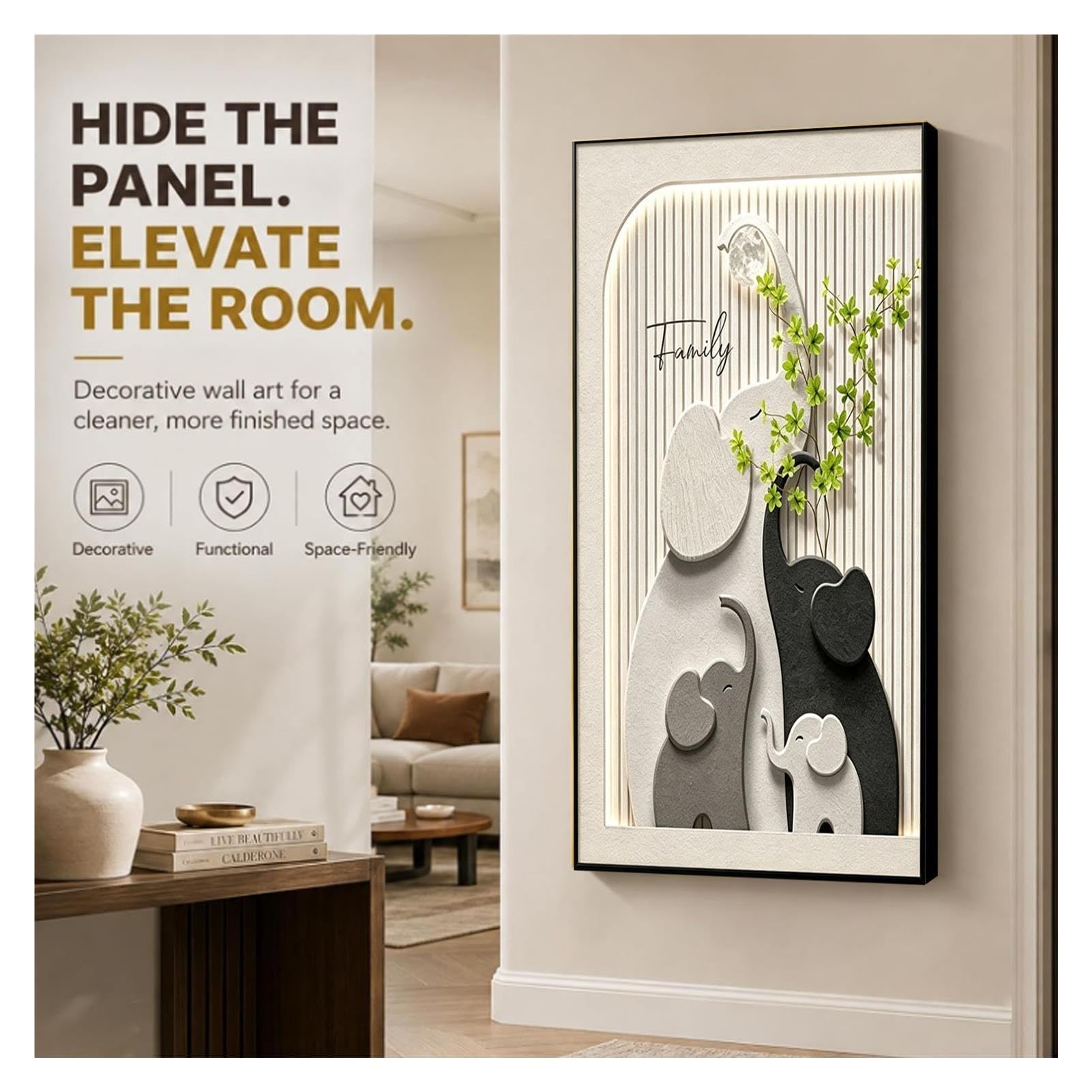 Copertura Del Quadro Elettrico A Parete Creamy Style Nascondi Contatore