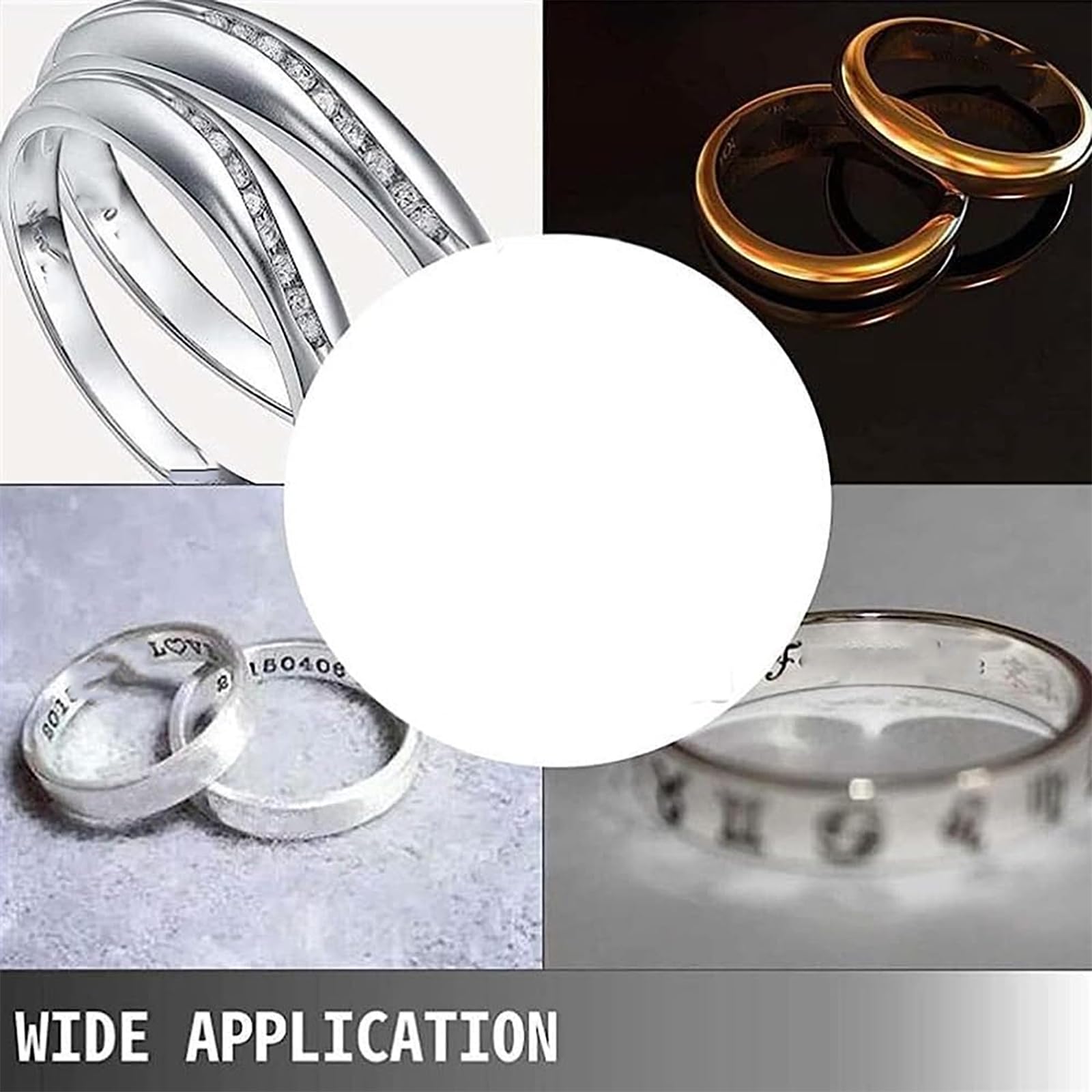 Máquina Grabado Anillos Interiores Para Joyería,grabador Anillos Con Esfera Doble Cara Con Mordazas Giratorias 360°,tamaño Fuente Ajustable 1,5-2mm,centrado Automático Letras Y Espaciadouniforme