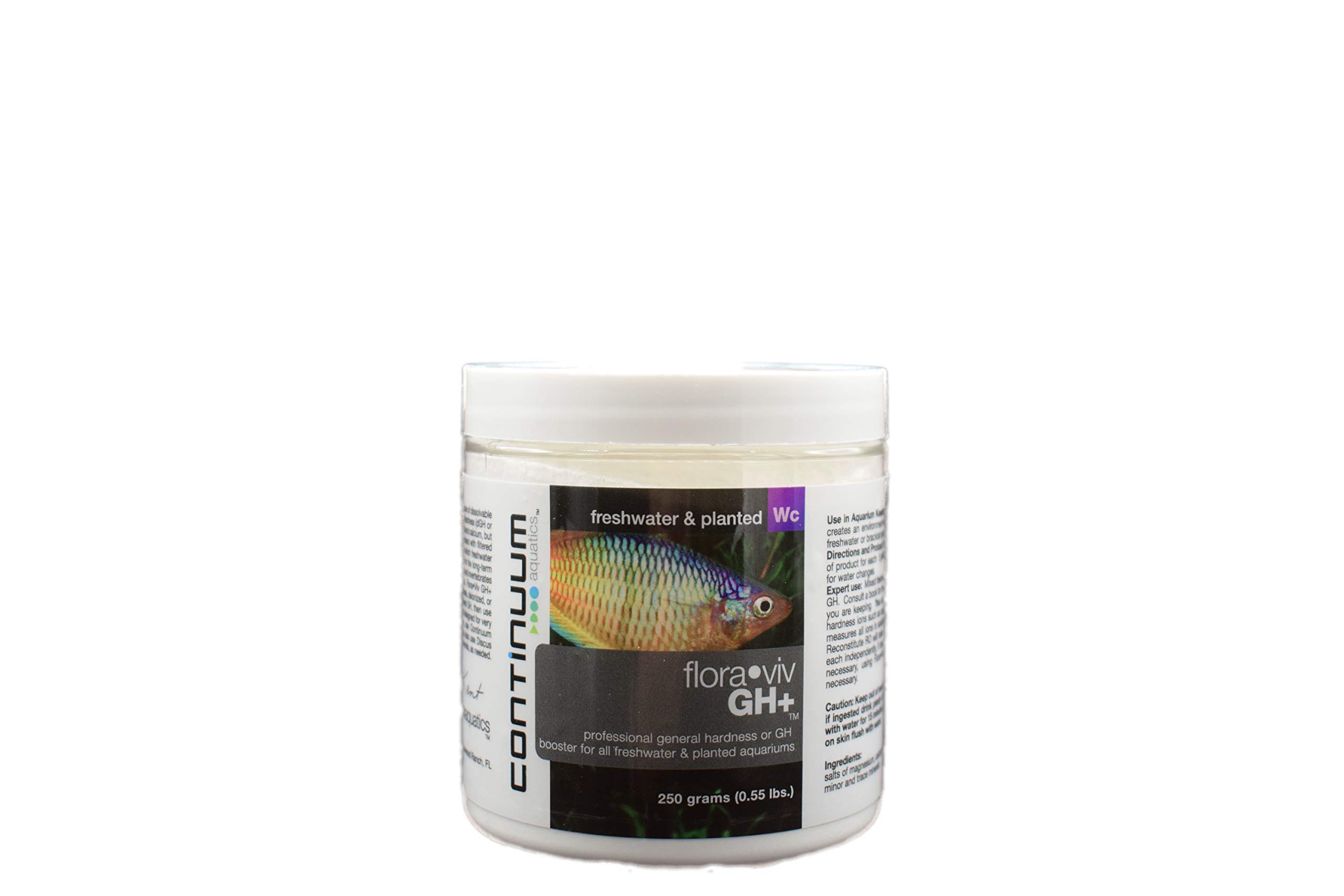 Continuum Aquatics "Flora Viv GH+ General Hardness Booster for Freshwater Aquariums, 250g